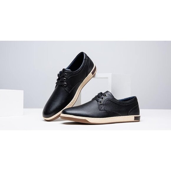 🆕 Jousen Casual Fashion Sneakers Men Black Classic Stylish Breathable Shoes - Picture 7 of 7